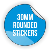 Round Vinyl Sticker 30mm x 30mm