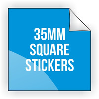 Square Vinyl Sticker 30mm x 30mm